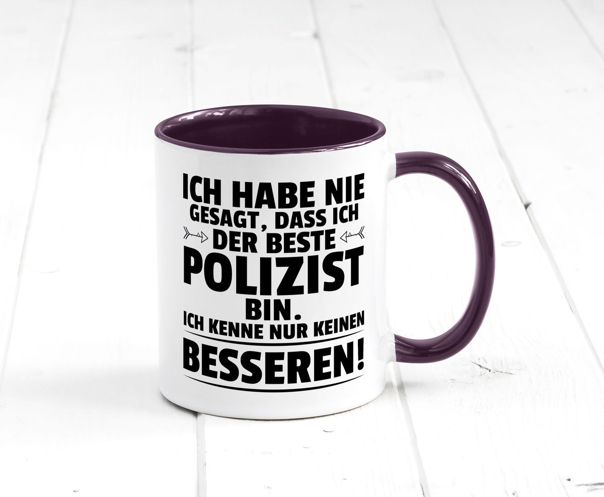 Der Beste Polizist | Polizei Humor Geschenkidee Tasse