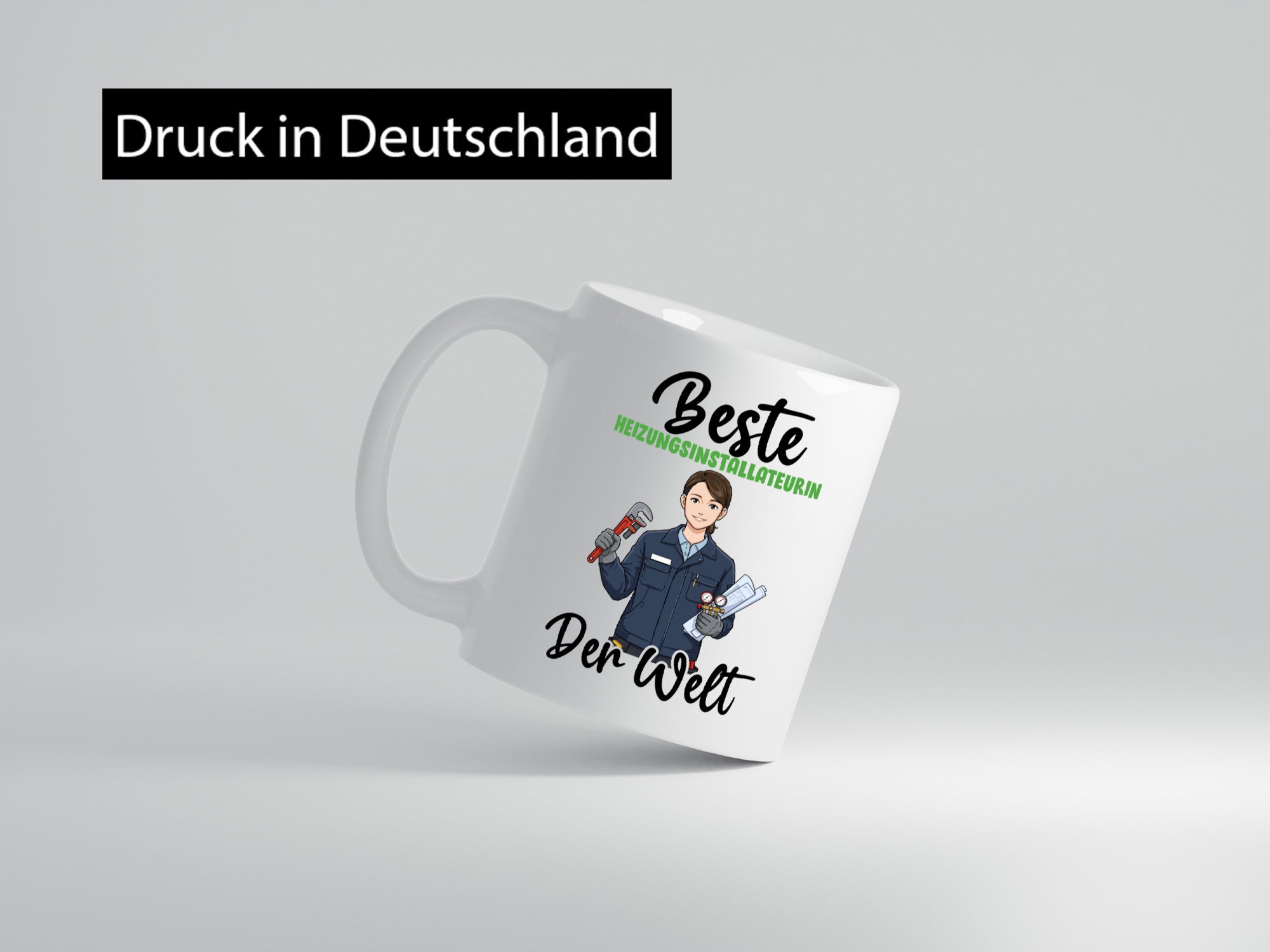 Beste Heizungsinstallateurin | Heizung v2 lustiger Spruch Geschenk Humor