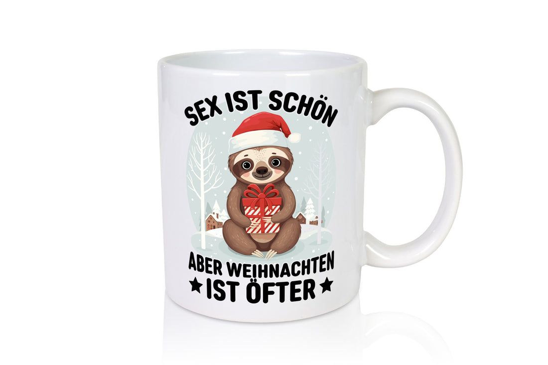 Sex ist schön aber Weihnachten öfters | lustiger Spruch Geschenk Humor