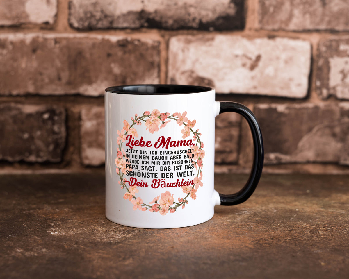 Liebe Mama | Schwangerschaft Tasse Baby süß Humor Familie Geschenkidee
