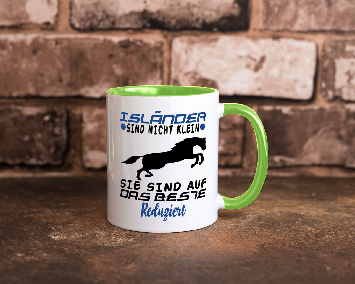Isländer sind nicht klein | Auf das beste reduziert Geschenk Humor Geschenkidee Tasse