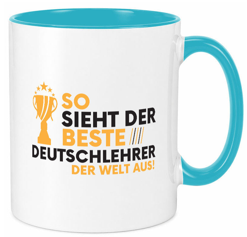 Der Weltbeste Deutschlehrer | Lehrer Schule lustiger Spruch Geschenk Humor
