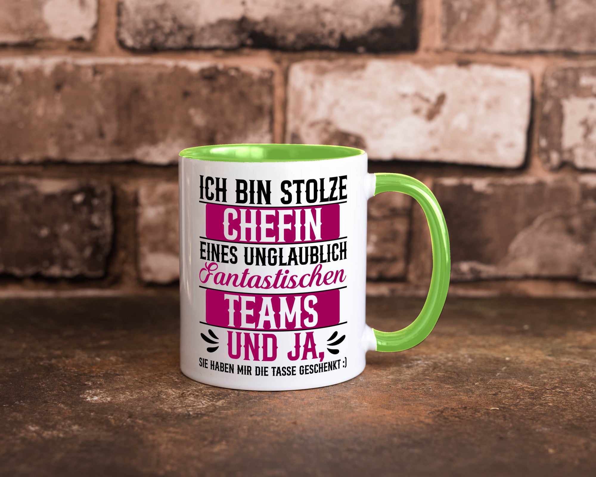 Stolze Chefin | Tolles Team Mitarbeiter lustig Arbeit Kollegen Büro Geschenk