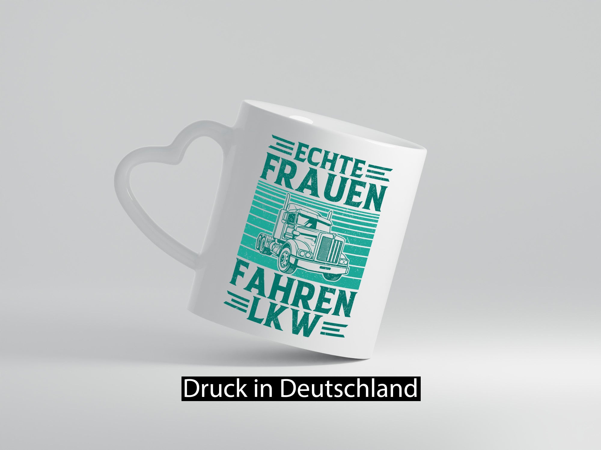 Echte Frauen fahren LKW | Truckerin LKW-Fahrerin Humor Geschenkidee Tasse
