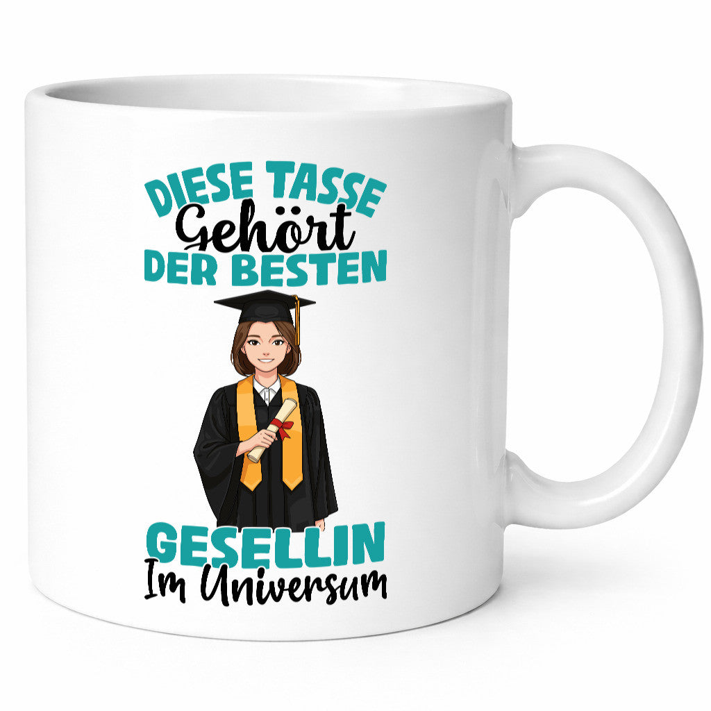 Im Universum: Gesellin | Handwerkerinnen lustiger Spruch Geschenk Humor