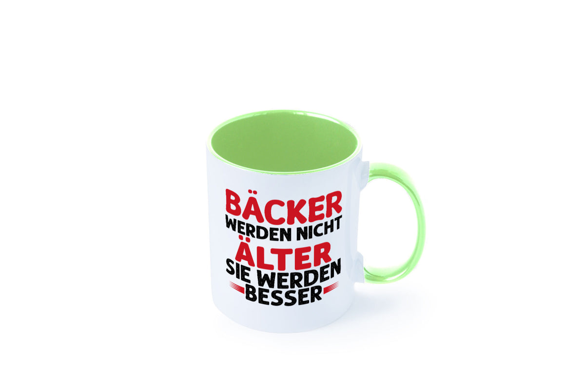 Bäcker werden nicht älter Sie besser lustig Humor Geschenkidee Geschenk Tasse