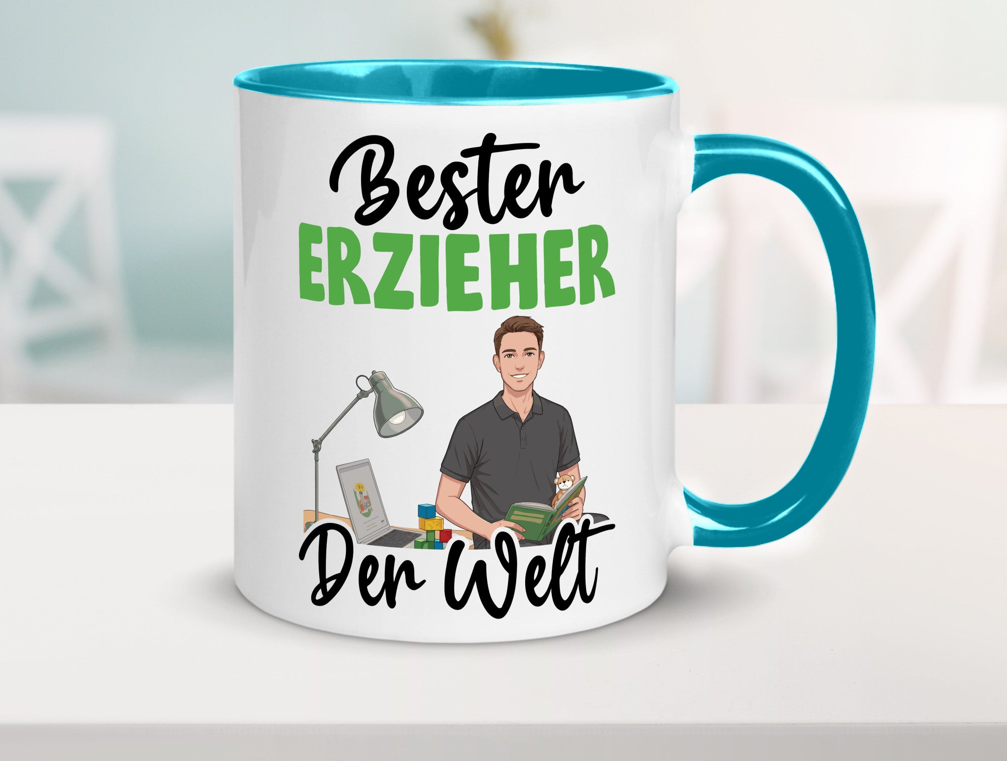 Bester Erzieher | Pädagoge Schule v2 Geschenk Humor Geschenkidee lustiger
