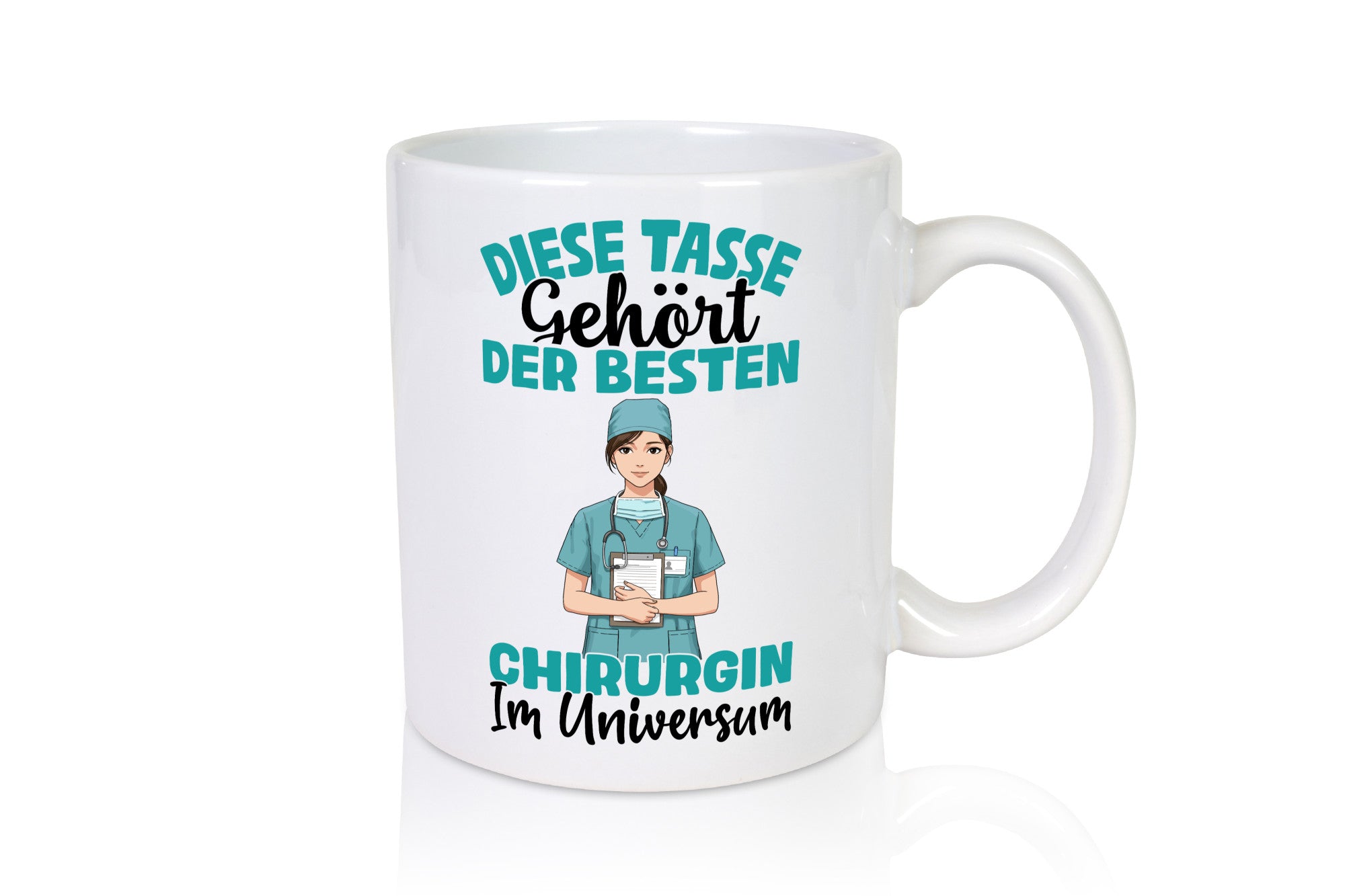 Im Universum: Chirurgin | Chirurgisches Krankenhaus lustiger Spruch Geschenk Humor