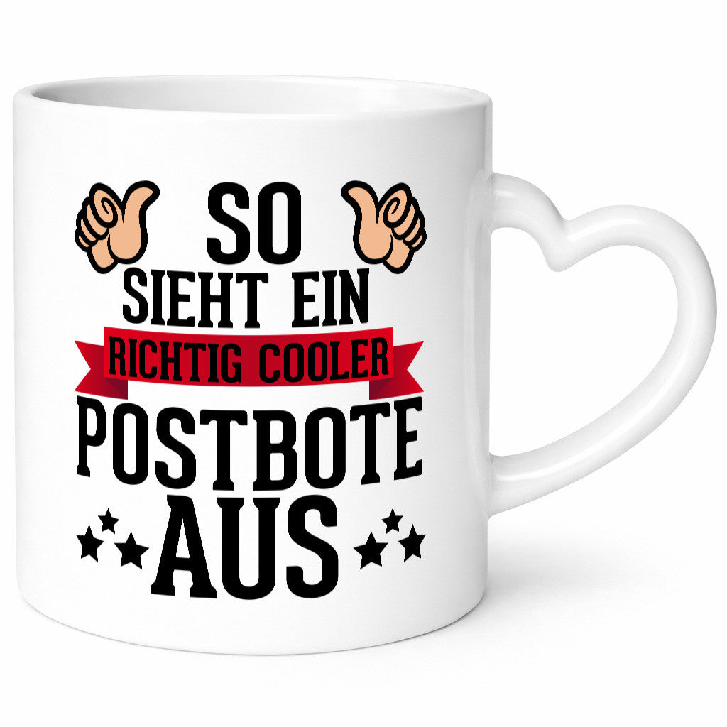 Richtig cooler Postbote | Daumen hoch Paketdienst Kurier Geschenkidee Humor