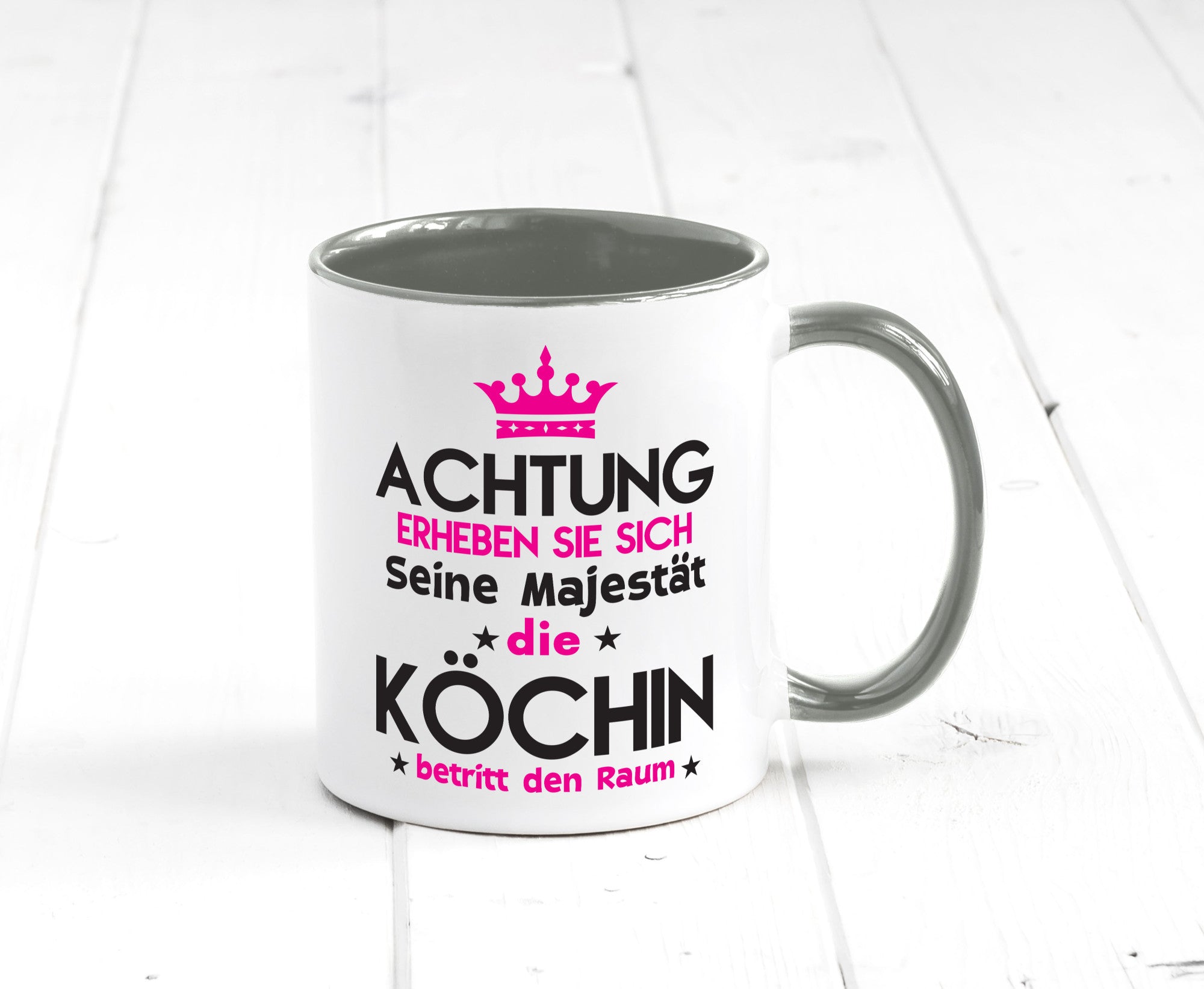 Seine Majestät Köchin | Chefköchin Chefkoch Humor Arbeit Kollegen Büro