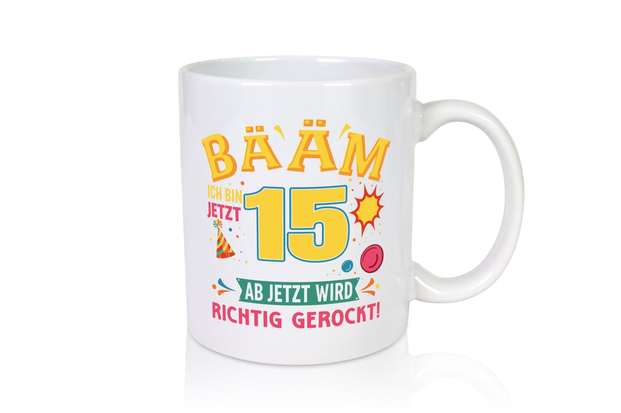 15. Geburtstag | Ab jetzt wird richtig gerockt - 15 Jahre Humor Geschenkidee Tasse