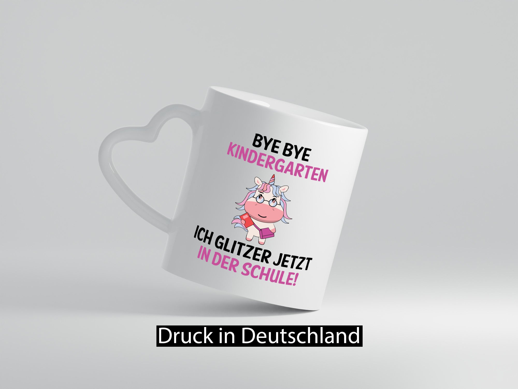 Byebye Kindergarten, jetzt Schule | Einhorn Geschenk Humor Geschenkidee