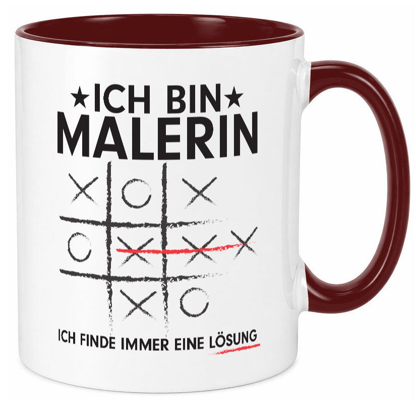 Löse Probleme: Malerin | Malerinnen Humor Geschenkidee Tasse