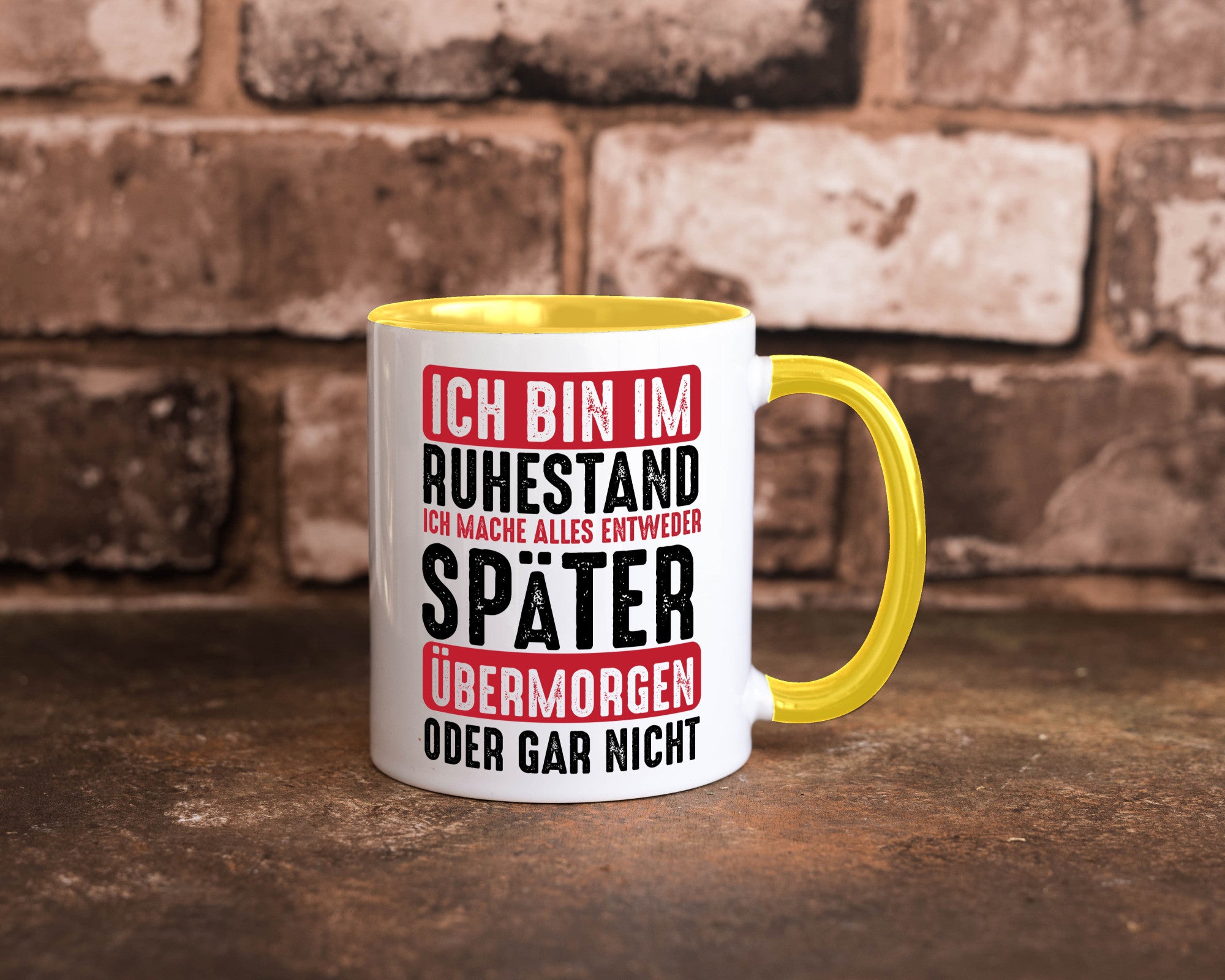 Ich mache alles später oder gar nicht | Rentner Ruhestand Geschenkidee Jubiläum