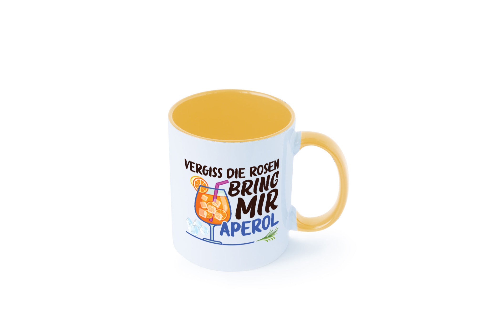 Bring mir Aperol | Rosen Paar Party Geschenkidee Humor Tasse