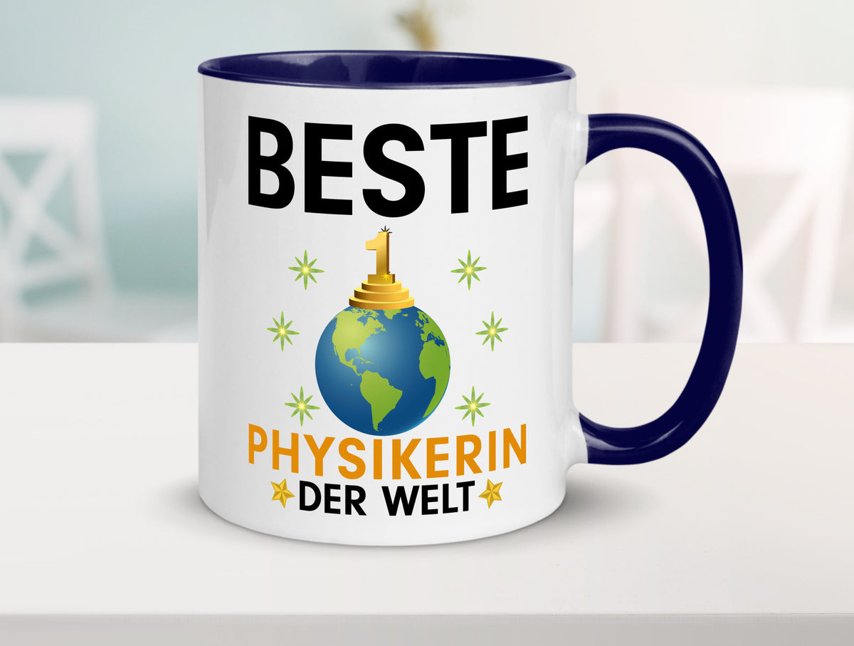 Welt Beste Physikerin | Physik lustiger Spruch Geschenk Humor Geschenkidee Tasse
