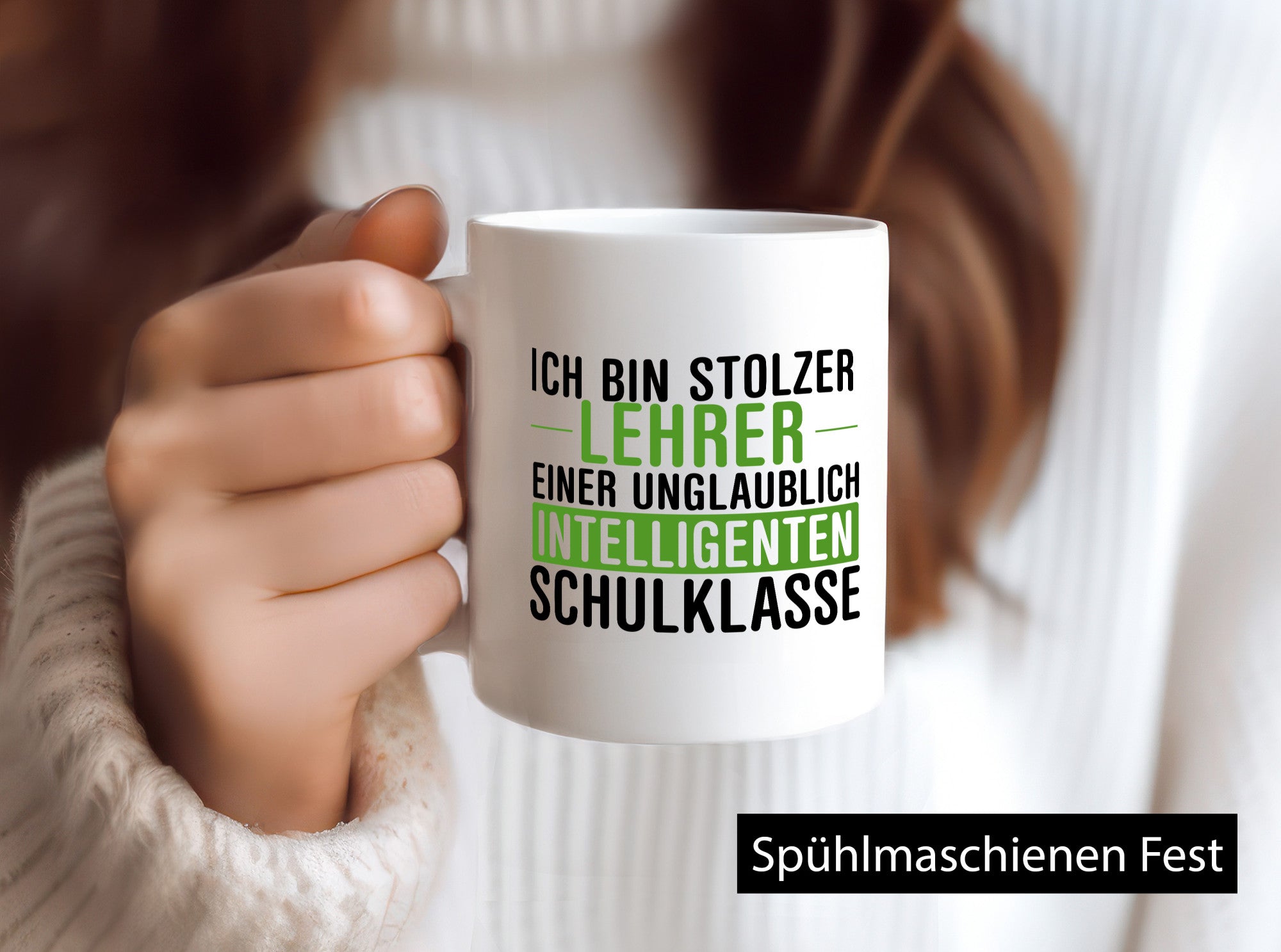 Ich bin stolzer Lehrer | Lehrerin Klasse Schüler v2 Humor Geschenkidee Tasse