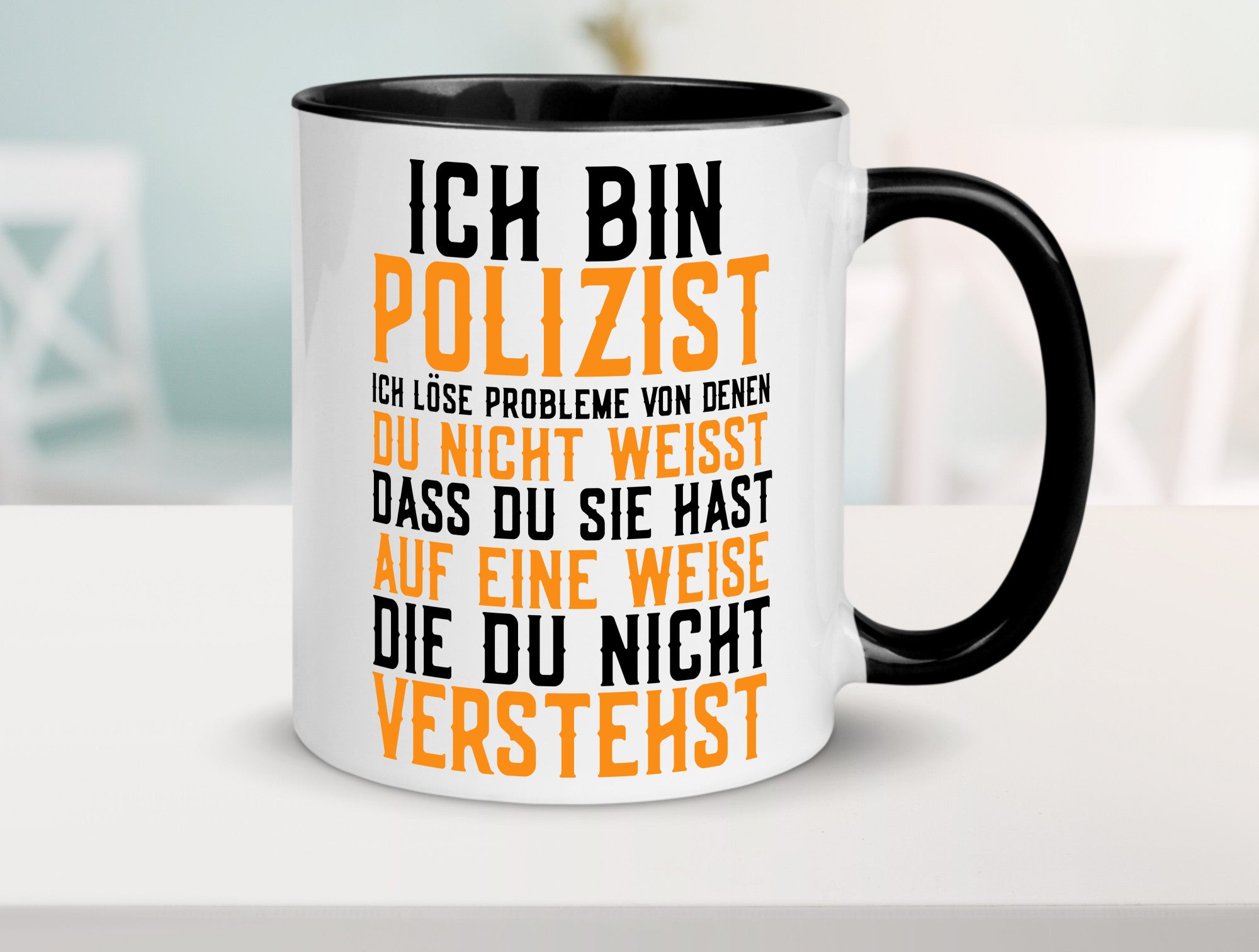 Ich bin Polizist | Polizei Beruf Job lustiger Spruch Geschenk Arbeit Kollegen