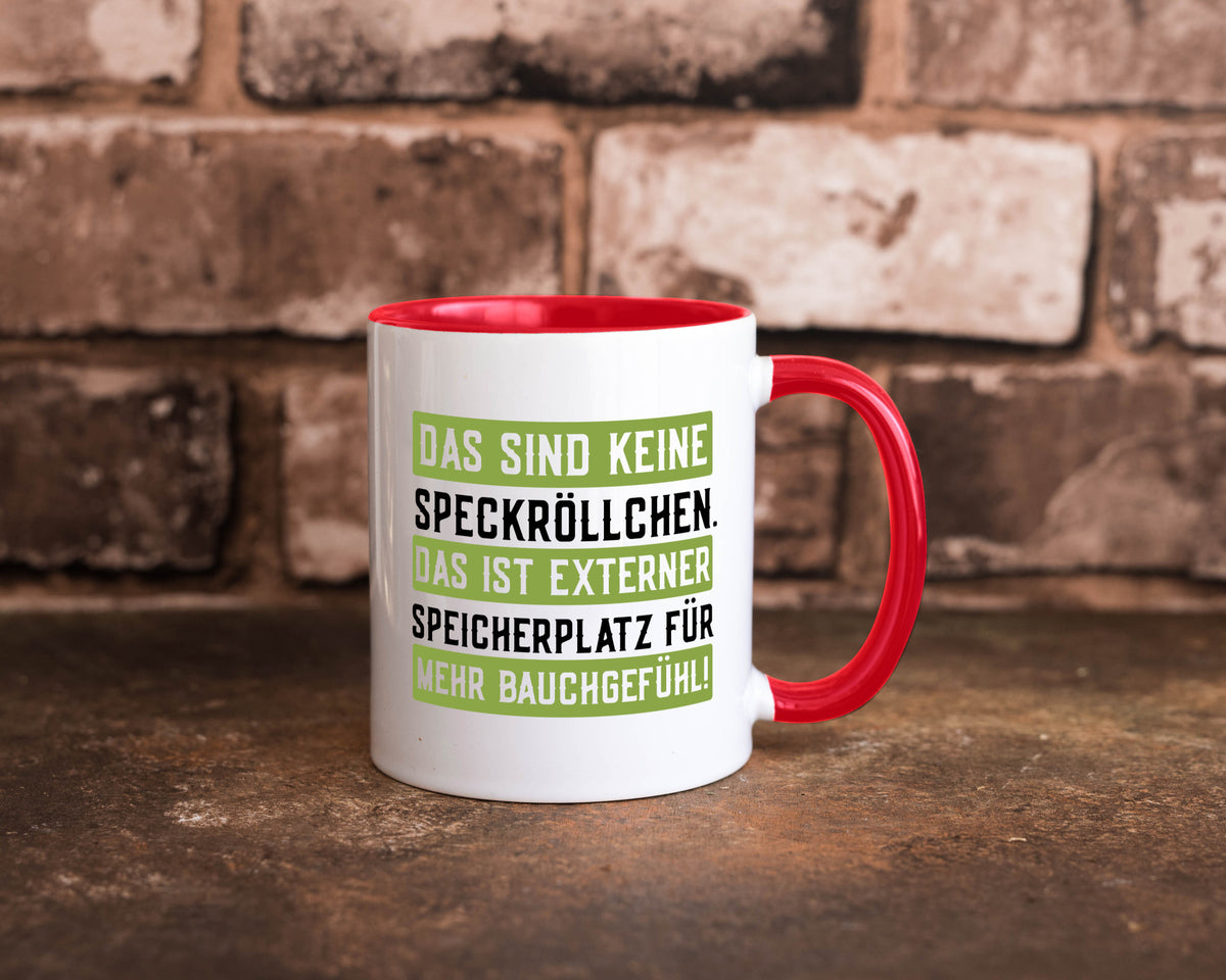 Keine Speckröllchen | Softwareentwickler PC Körperfülle Geschenkidee Humor Tasse