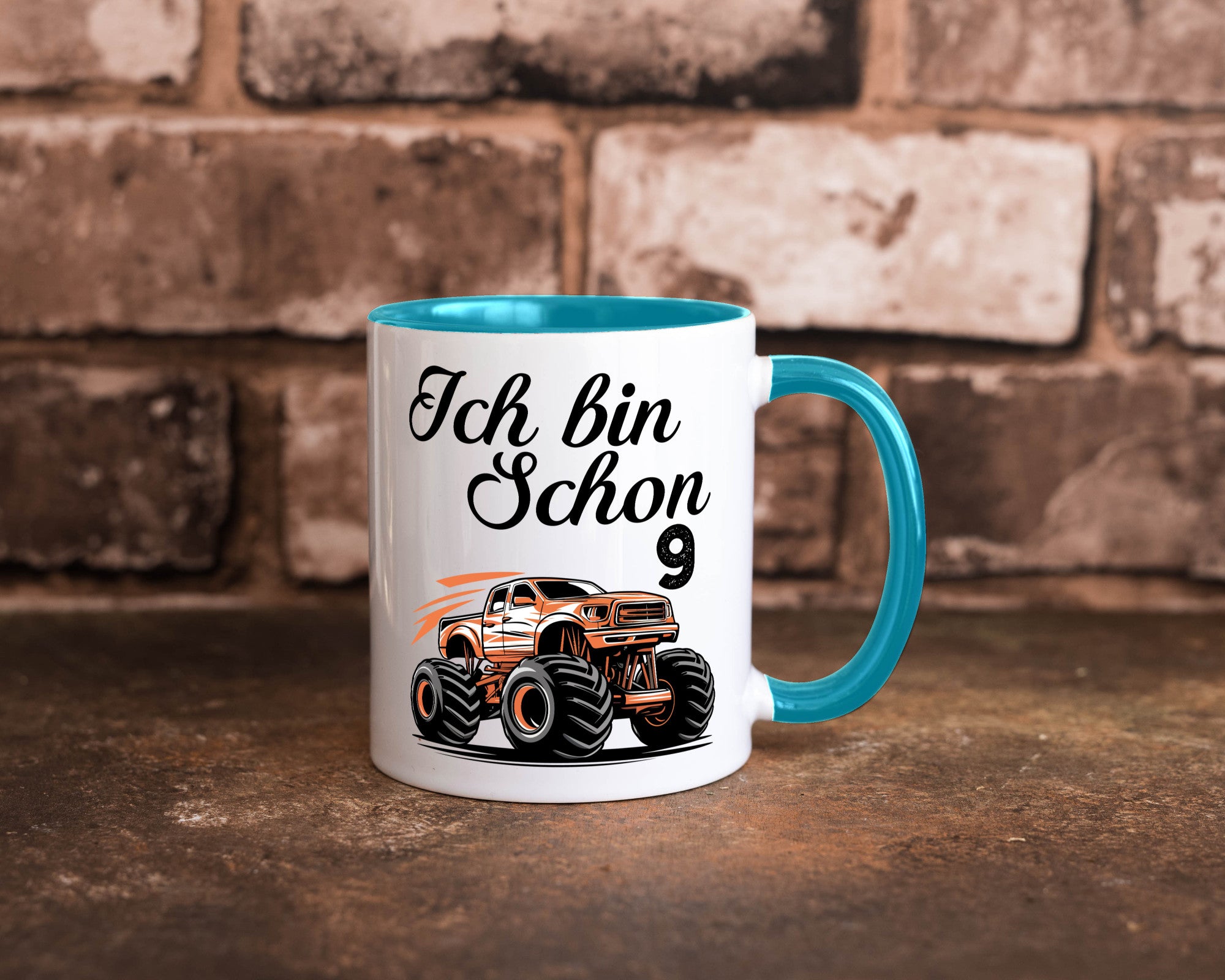 9. Geburtstag | Monster truck 9 Jahre lustiger Spruch Geschenk Geschenkidee
