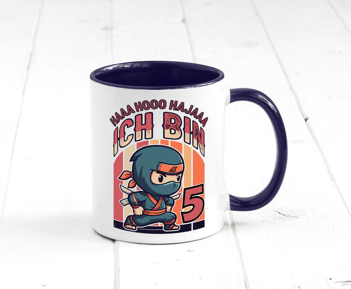 5. Geburtstag | Ninja Junge 5 Jahre Humor Geschenkidee Tasse
