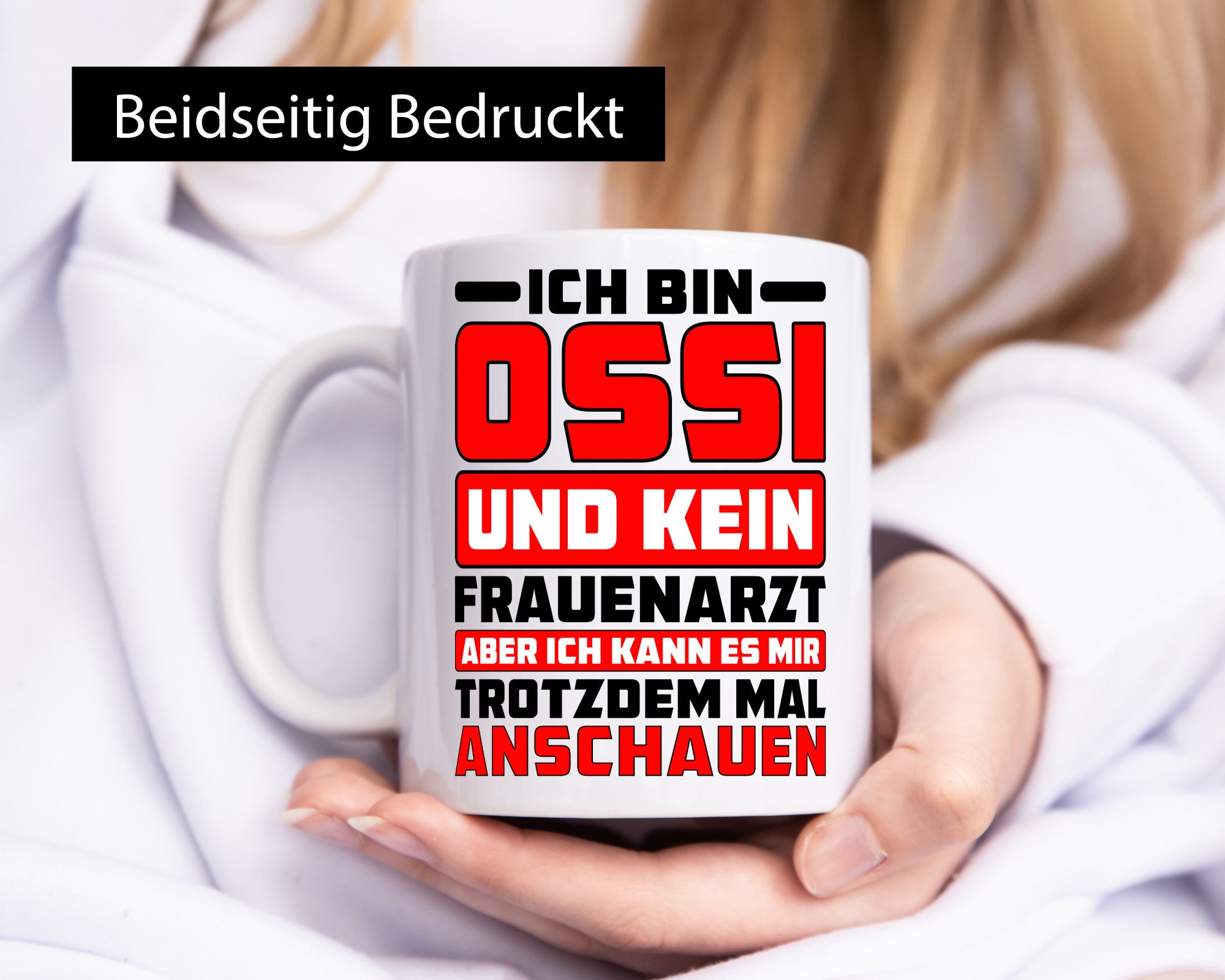 Ich bin Ossi und kein Frauenarzt | Osten Ostdeutsch lustig Humor Geschenkidee