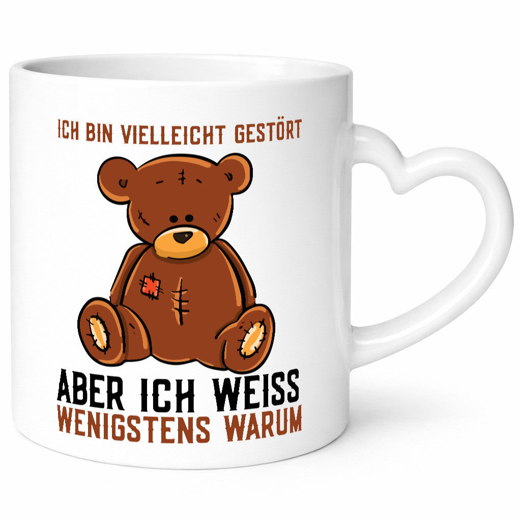 Ich bin vielleicht gestört | Verrückt Bär Comic Humor lustiger Spruch Geschenk