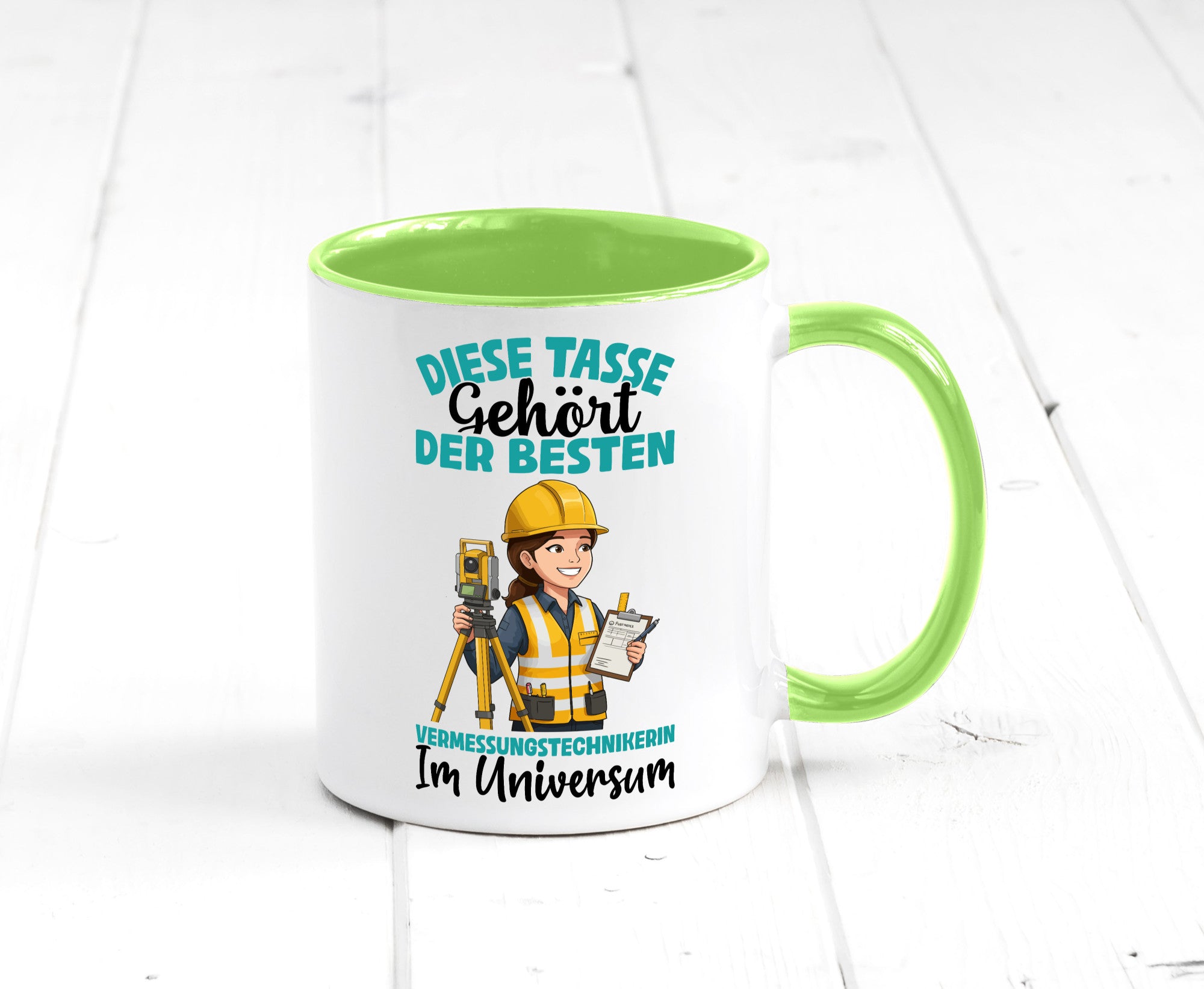 Im Universum: Vermessungstechnikerin | Techniker lustiger Spruch Geschenk Humor