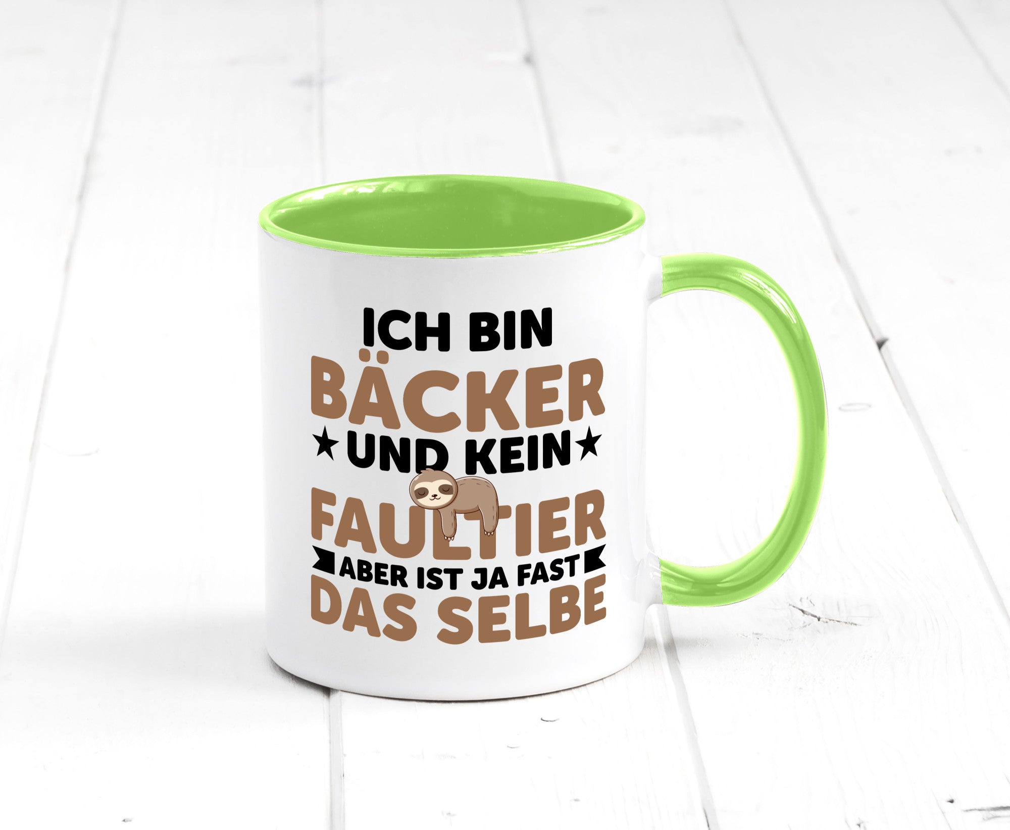 Ich bin kein Faultier: Bäcker | Bäckerei Backen Konditor Humor Tierliebhaber