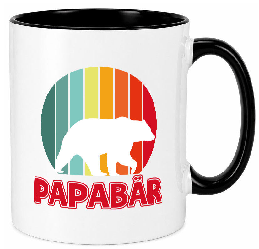 Papabär | Papa Tasse Vater Vatertag Bär lustiger Spruch Geschenk Familie