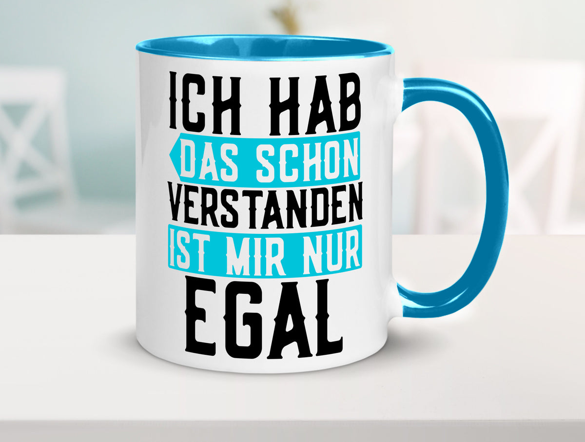 Ist mir egal | Protest Teenager Humor Spruch Büro lustig Arbeit Kollegen Tasse