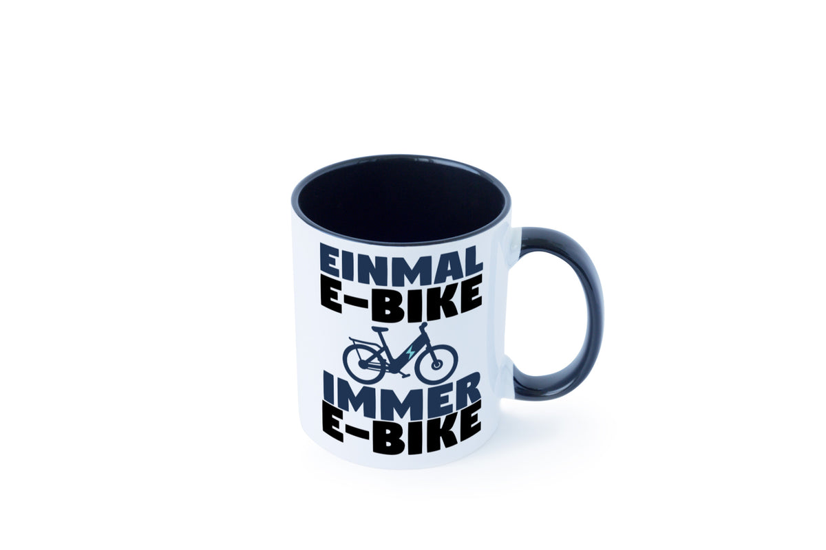E-Bike Fahrer | Radfahrer Tasse Fahrrad Elektrorad lustiger Spruch Geschenk