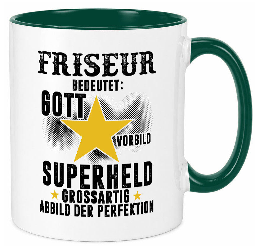 Bedeutung von Friseur | Frisör lustiger Spruch Geschenk Humor Geschenkidee Tasse