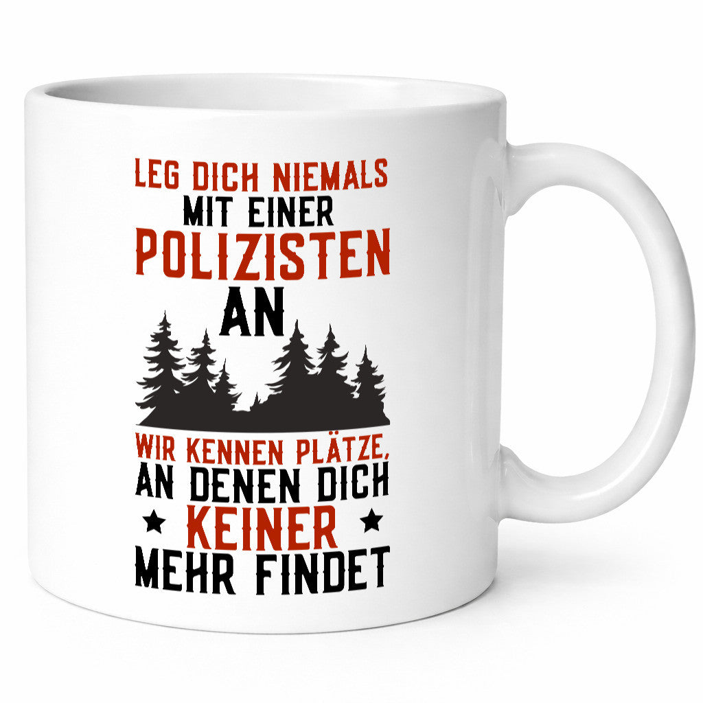 Nicht mir Polizist anlegen | Polizei Wald Revier Job lustiger Spruch Geschenk