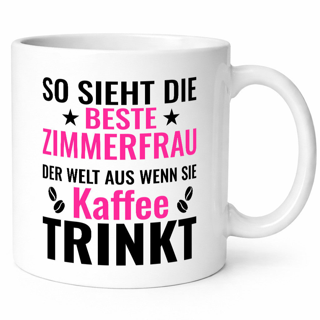 Kaffee trinkt: Zimmerfrau| Holzbau | Handwerkerin lustig Humor Geschenkidee