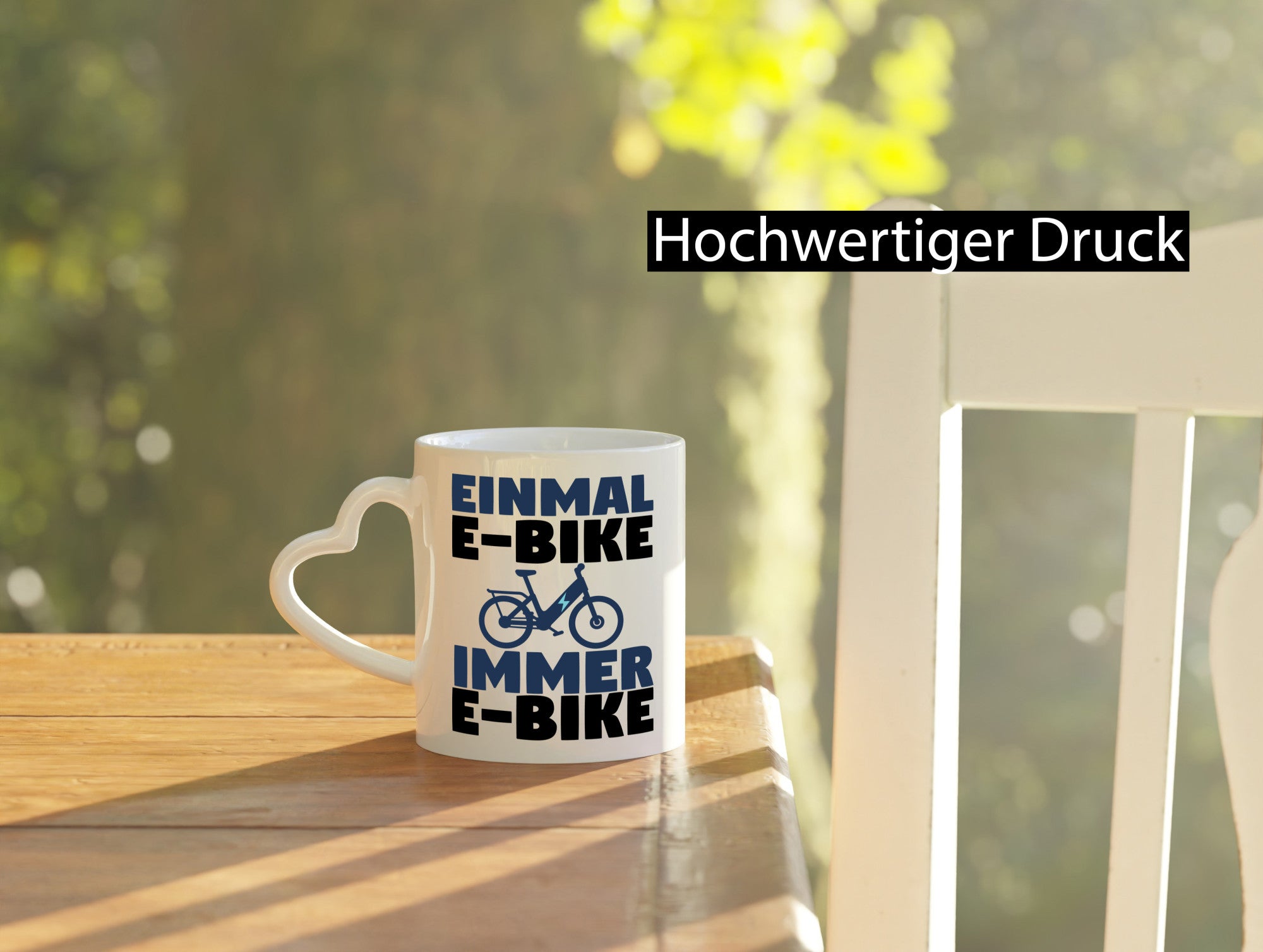 E-Bike Fahrer | Radfahrer Tasse Fahrrad Elektrorad lustiger Spruch Geschenk