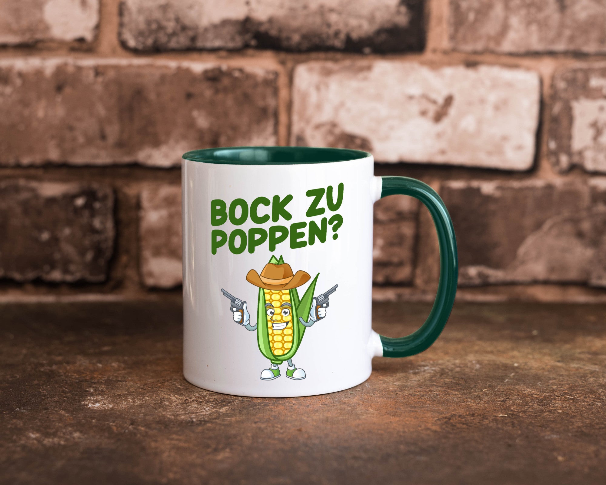 Bock auf Poppen | Mais Lustig Geschenk Humor Geschenkidee lustiger Spruch Tasse