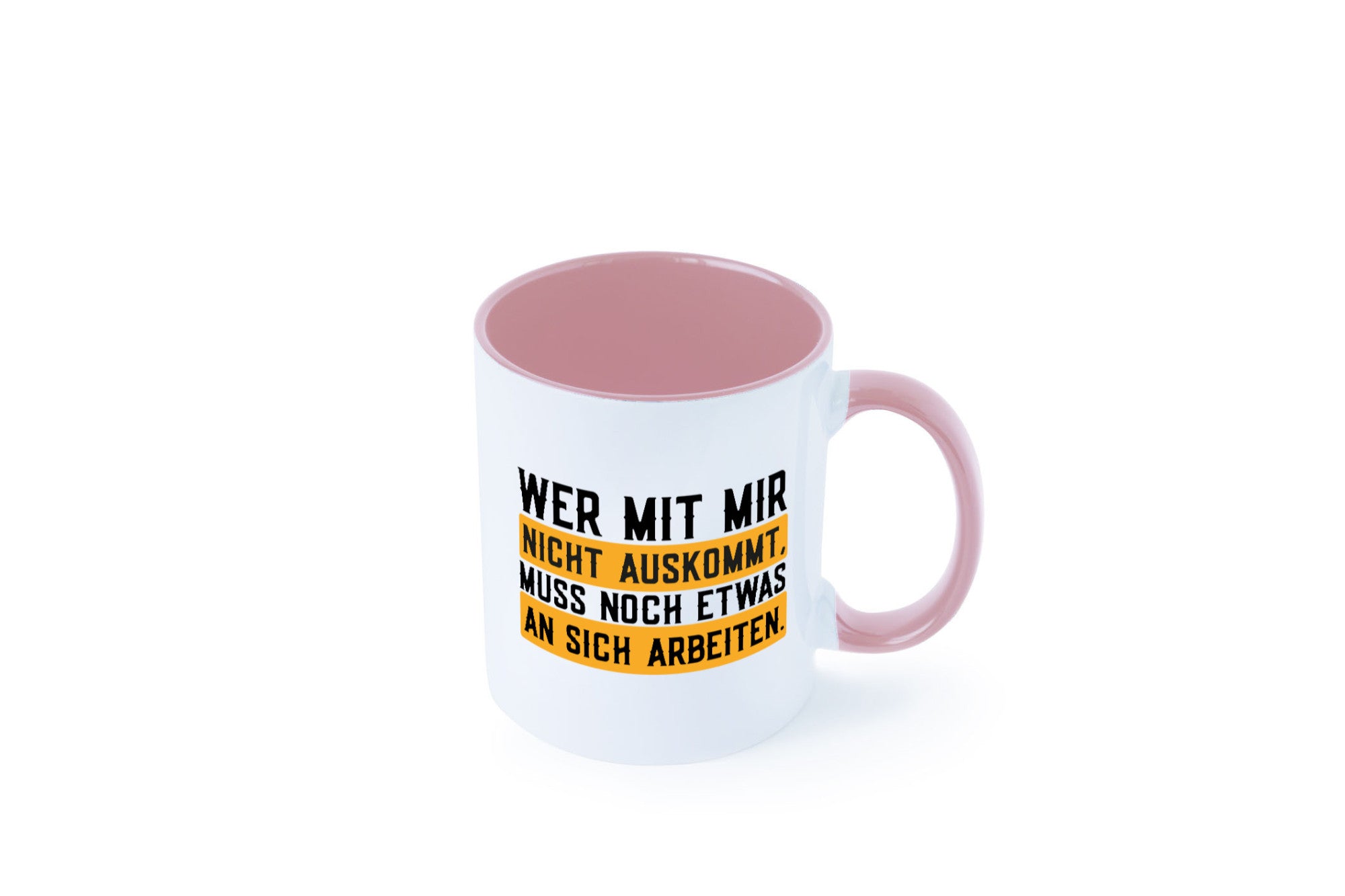 Wer mit mir nicht auskommt | Selbstbewusst lustiger Spruch Geschenk Humor