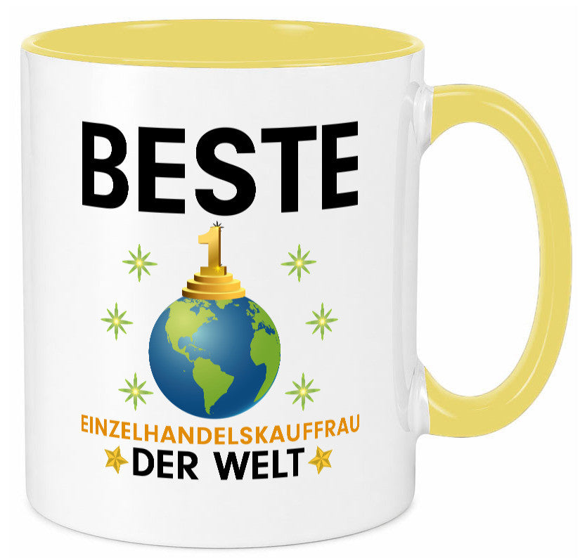 Welt Beste Einzelhandelskauffrau | Einzelhandel Geschenkidee Humor Tasse