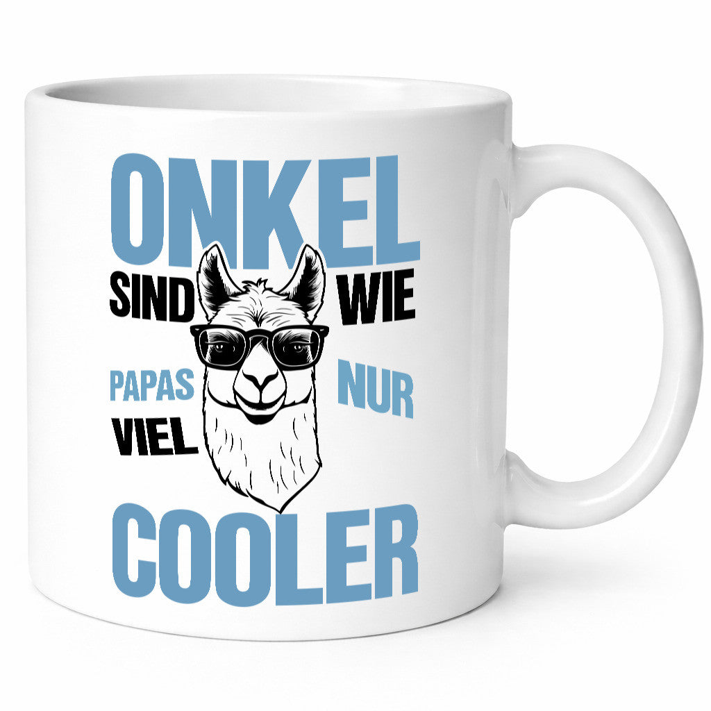 Onkel sind wie Papas | Nichte Neffe Lieblingsonkel lustig Humor Geschenkidee