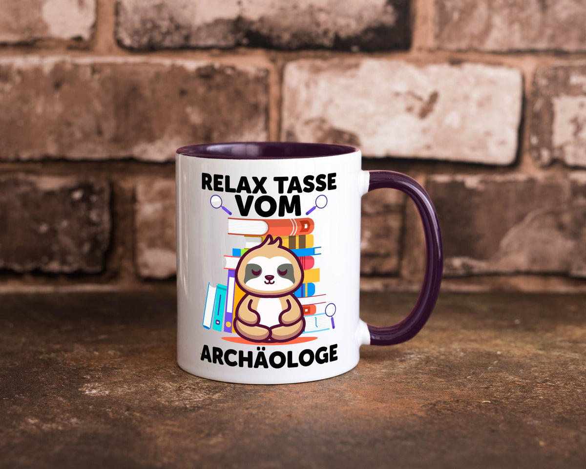Relax Tasse: Archäologe | Archäologie Forscher lustig Humor Geschenkidee