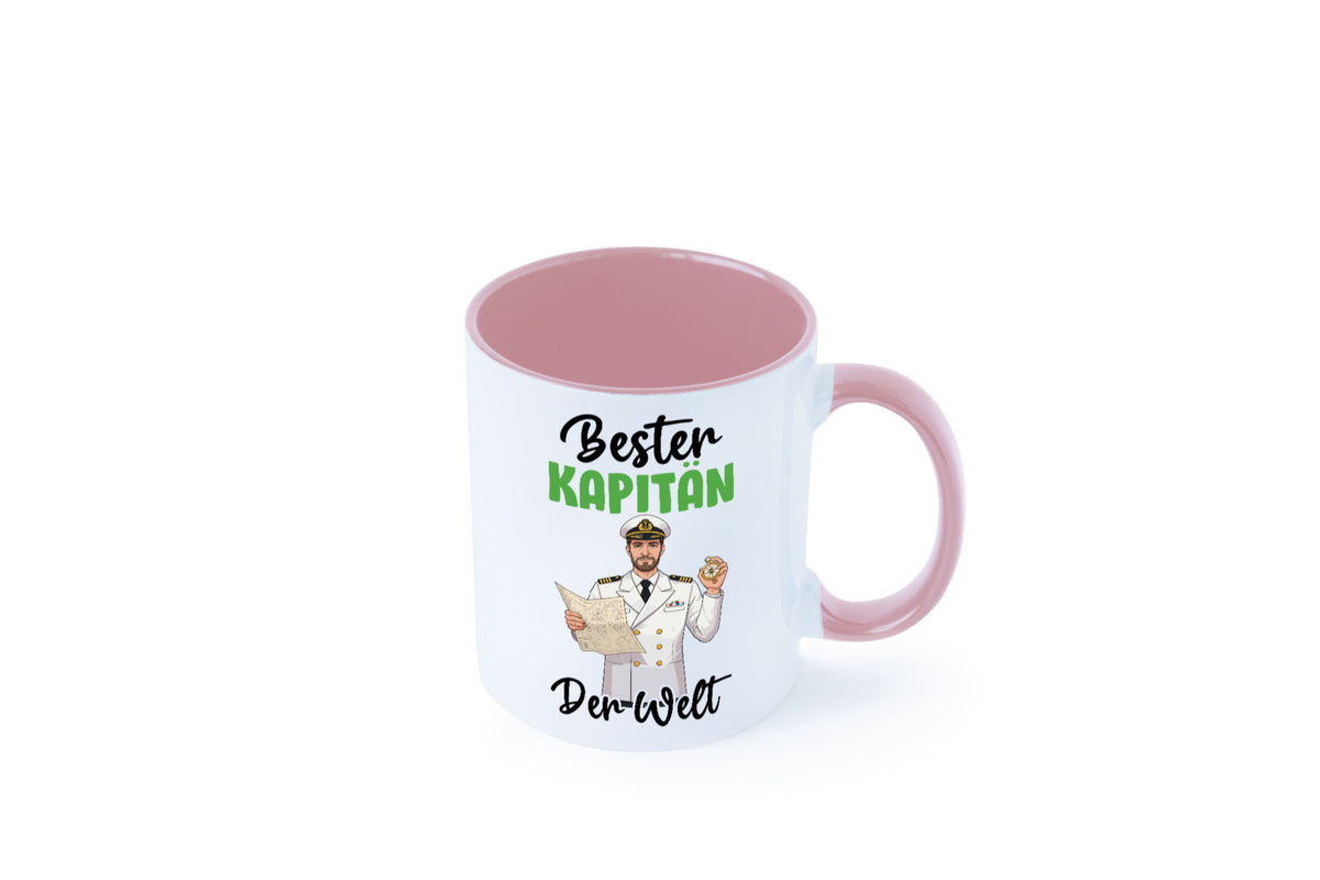 Bester Kapitän | Schiffskapitän Schiff v2 Geschenk Humor Geschenkidee lustiger Tasse