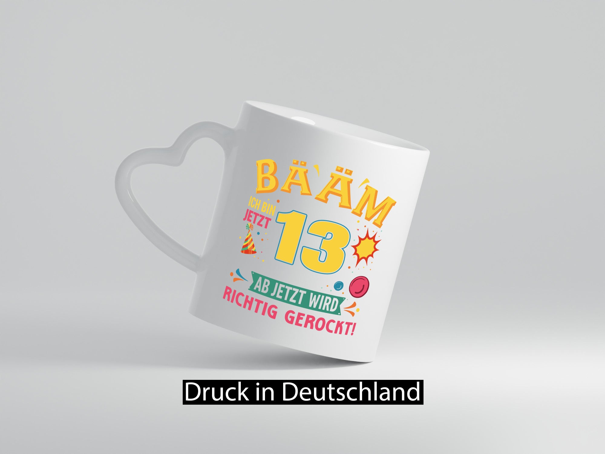 13. Geburtstag | 13 Jahre ab jetzt wird richtig gerockt Humor Geschenkidee Tasse
