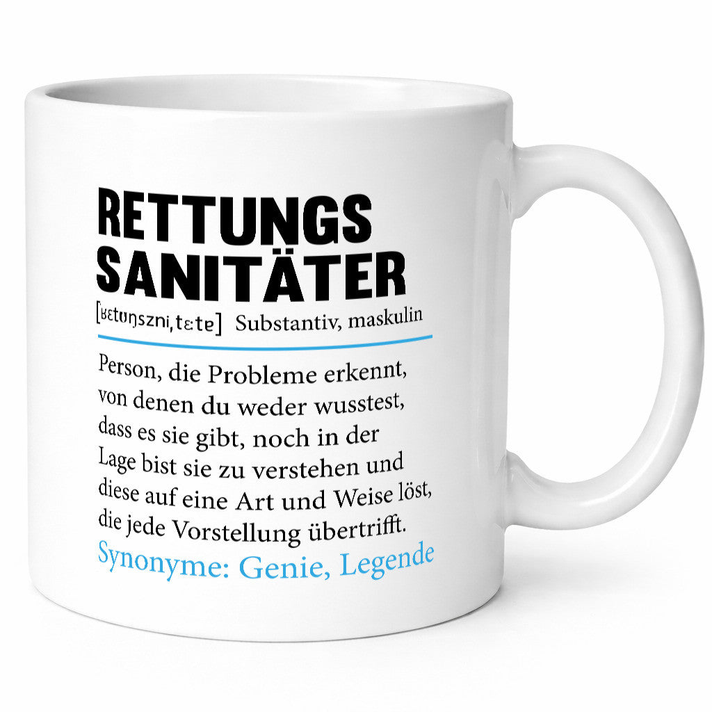Rettungssanitäter | Beruf Sanitäter Spruch v2 lustig Arbeit Kollegen Büro