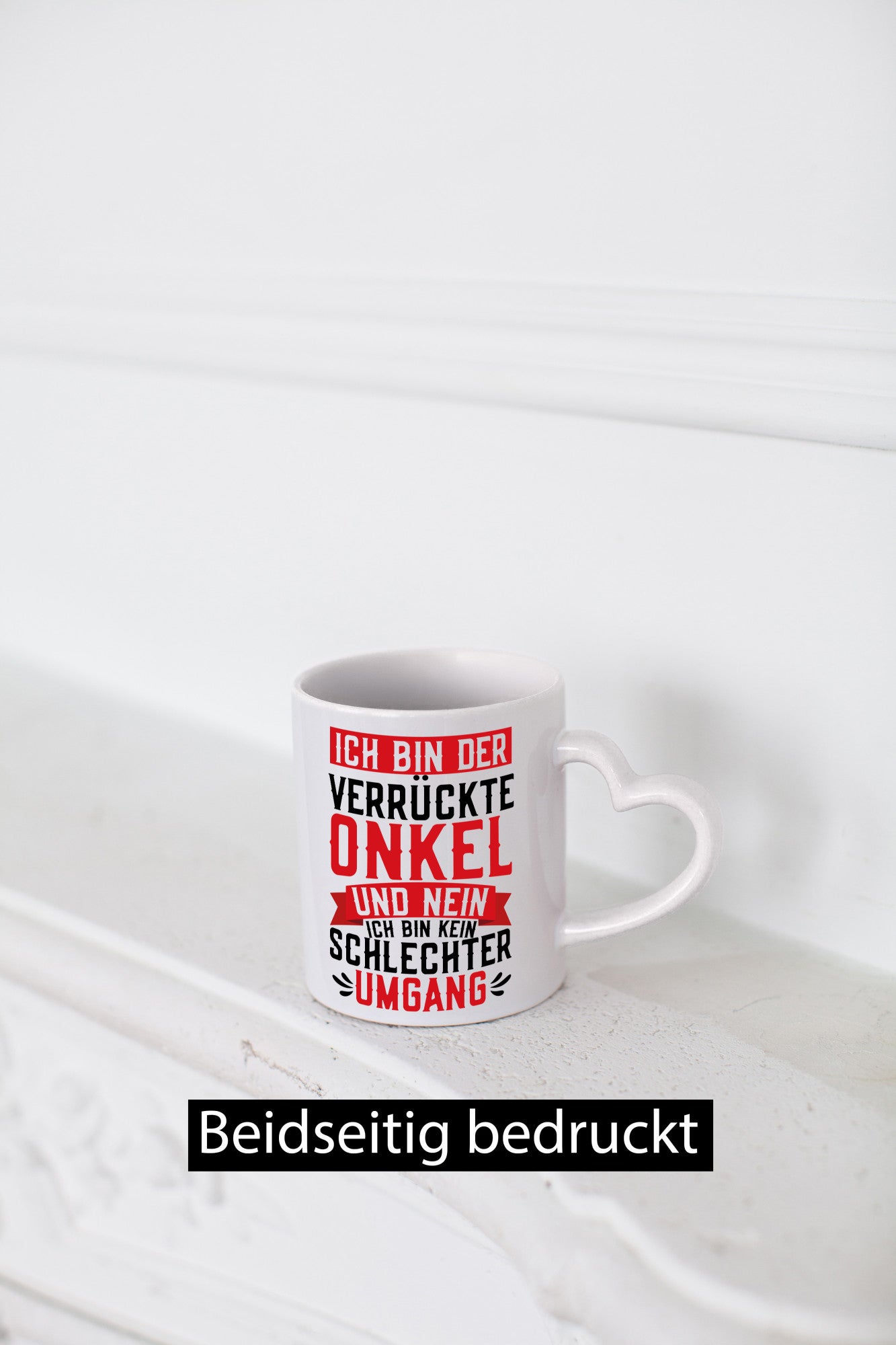 Verrückter Onkel kein schlechter Umgang | Patenonkel v2 Geschenkidee Humor Tasse