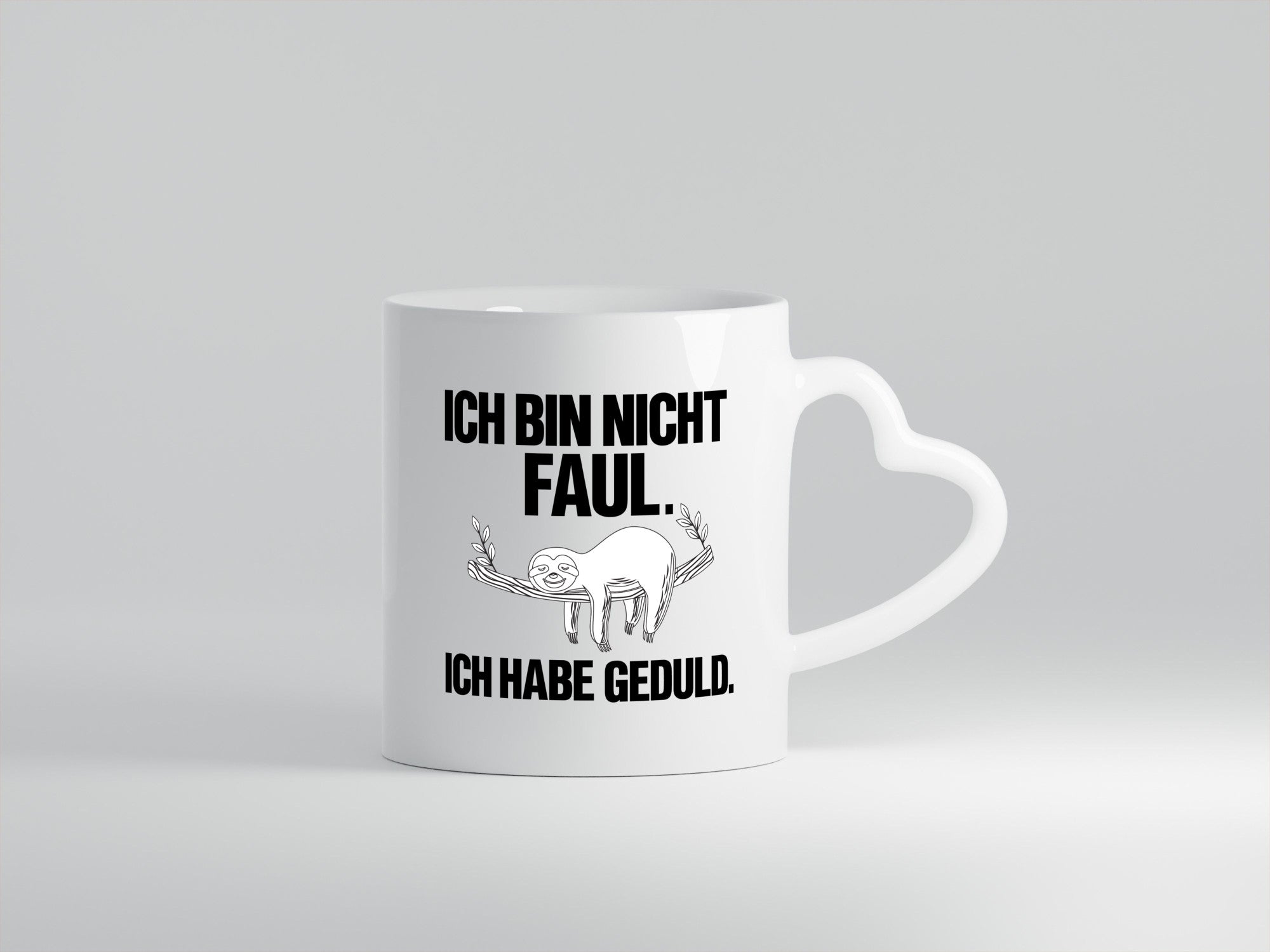 Ich bin nicht faul | Geduld witziger Spruch Muffel Geschenk Humor Geschenkidee