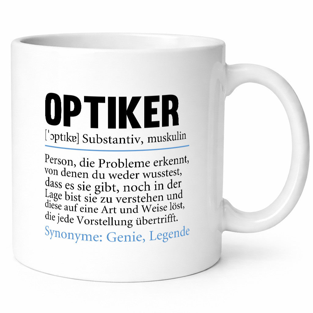 Optiker | Spruch Augenoptiker Beruf Humor v2 lustiger Geschenk Arbeit Kollegen