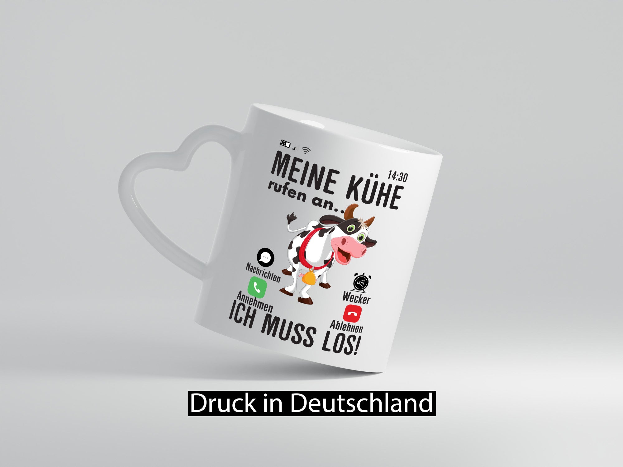 Meine kühe rufen an | Landwirt Bauer Kuhliebhaber Humor Geschenkidee Tasse