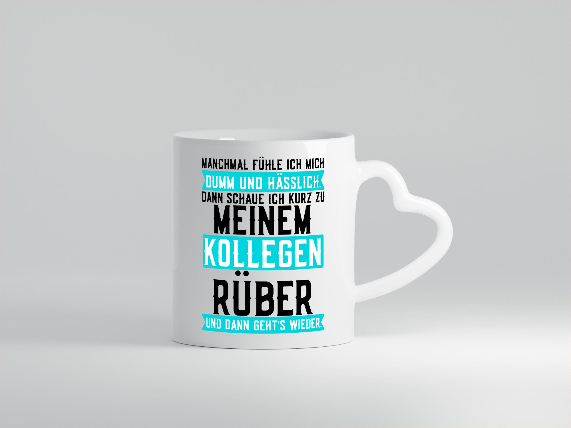 Dumm und hässlich | Kollegen Büro Job Sarkasmus v2 lustig Arbeit Geschenk Tasse