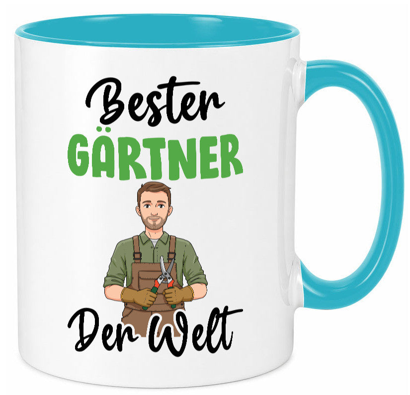 Bester Gärtner | Gartenbau v2 Geschenk Humor Geschenkidee lustiger Spruch Tasse